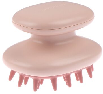 Mini Hoofd Meridiaan Massage Kam Handheld Abs Hoofdhuid Shampoo Massage Borstel Wassen Douche Haar Kam Roze