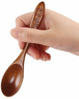 Mini Houten Specerijen Ijs Suiker Zout Lepels Kleine Lepel Vork Set Kinderen Eten Servies Keuken Accessoires Gereedschap T5