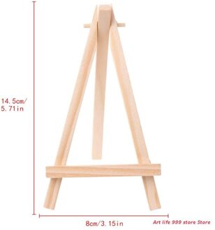 Mini Houten Statief Schildersezel Display Schilderen Stand Card Canvas Houder Wedding Party U90A