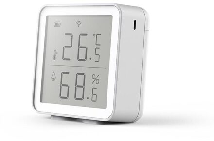 Mini Indoor Thermometer Digitale Lcd Temperatuur Sensor Vochtigheid Meter Thermometer Kamer Hygrometer Gauge Ondersteuning Alexa Google