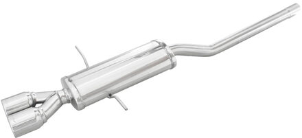 Mini InoxCar uitlaat passend voor BMW New Mini 1.6 Cooper S (175pk) 11/2006- 2x80mm IXMICO0780