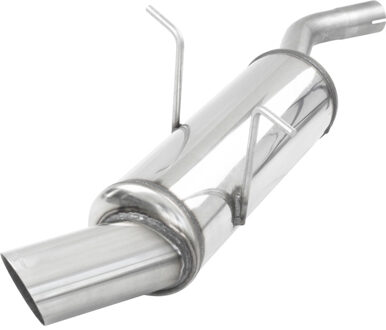 Mini InoxCar uitlaat passend voor Mini Cooper R50 1.6 115pk 2001-2006 Ø 50 1x90mm Rally IXMICO0290RA