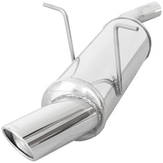 Mini InoxCar uitlaat passend voor Mini Cooper R50 1.6 115pk 2001-2006 Ø 50 1x90mm X-Race IXMICO02XR90