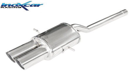 Mini InoxCar uitlaat passend voor Mini R56 1.6 Cooper S R56 184pk 2011- 2x90 Racing IXMICO1790RA