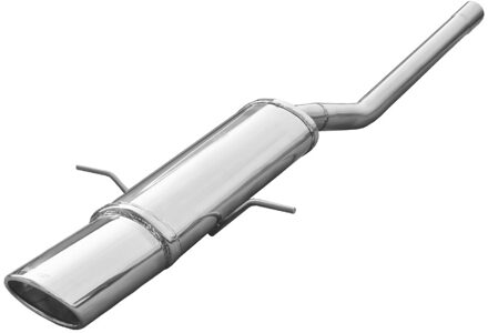 Mini InoxCar uitlaat passend voor Mini R58 Coupé 1.6 Cooper S/JCW (184/211pk) 2011- 150x105mm IXMICO10150