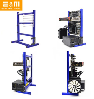 Mini ITX MATX ATX PC Test Bench Handle Carrying Computer Water Cooling Open Frame Overclock Air Case HTPC Support Graphics Card