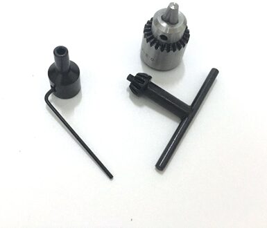 Mini JT0 0.3-4mm Staal Elektrische Boor Chuck Met 5mm Motor Shaft Coupler Staaf voor Mini draaibank