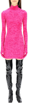 Mini jurk Fuchsia Chenille Vetements , Pink , Dames - S