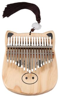 Mini Kalimba 17 Toetsen Thumb Piano Met Tune Hamer Hout Hand Vinger Piano Mbira Voor Kinderen Volwassen Beginners