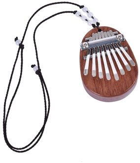 Mini Kalimba 8 Toetsen Thumb Piano Geweldig Geluid Vinger Toetsenbord Muziekinstrument Houten/Acryl stijl 1