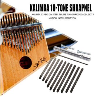 Mini Kalimba 8 Toetsen Thumb Piano Geweldig Geluid Vinger Toetsenbord Muziekinstrument Houten Acryl stijl 3 kits