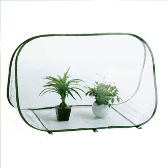Mini Kas Draagbare Vouwen Mini Transparante Tuin Plant Bloem Cover Groeien Huis Indoor Outdoor Achtertuin Plant Onderdak