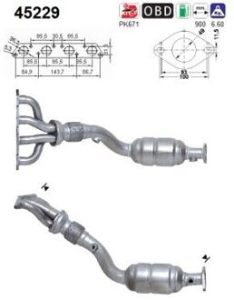 Mini Katalysator 45229