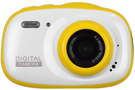Mini Kids Digitale Camera Lcd Display 3 Meter Waterdicht Ingebouwde Oplaadbare Lithium Batterij Verjaardag Festival Voor Kids geel