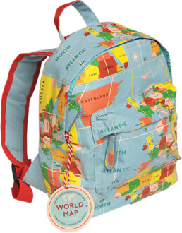 Mini Kinderrugzak - World Map