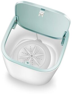 Mini Kleding Wasmachine Emmer Automatische Home Reizen Ondergoed Wasmachine Ultrasone Wasmachine Badkamer Accessoires wit