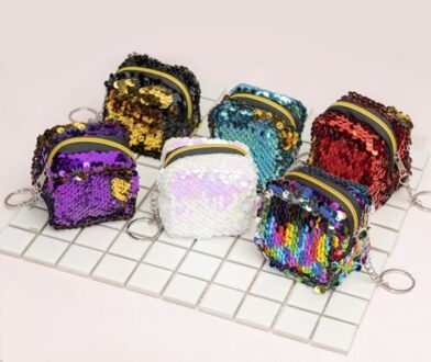 Mini Kleine 6*5Cm Ca, Heldere Kleuren, Coin Purse Wallet, pocket Coin Pouch Case