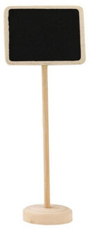 Mini Kleine Houten Krijt Schoolbord Wedding Keuken Restaurant Borden Krijtbord Schrijven Opmerking Bericht Verf Boord Wedding Decor standaard- rechthoek