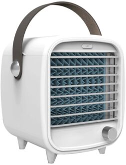 Mini Koeler Usb Oplaadbare Draagbare Kleine Koeling Airco Ventilator Mini Nachtlampje Ijs Koelventilator