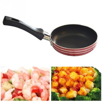 Mini Koken Pan Non-stick Koekenpan Draagbare Ontbijt Pan met Handvat Geschikt voor Frituren Eieren en Maken Ontbijt