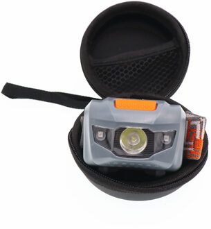 Mini Koplamp 4 Modus lichtgewicht Waterdichte LED Head light Camping Head lamp Reizen mini wandeling Koplamp AAA batterij grijs - Have doos