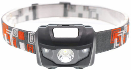 Mini Koplamp 4 Modus lichtgewicht Waterdichte LED Head light Camping Head lamp Reizen mini wandeling Koplamp AAA batterij zwart - geen doos