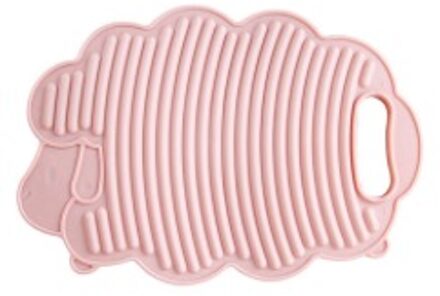 Mini Lam Wasmachine Thuis Wasmachine Schrobben Board Creatieve kinderen Plastic Wasserette Board Wasbord Roze