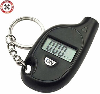 Mini LCD Digitale Band band Sleutelhanger Luchtdrukmeter Voor Auto Auto Motorfiets CNP