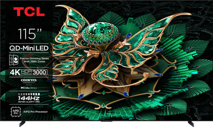 MINI LED 115C7K (2025) - 85 inch - MiniLED TV Zwart