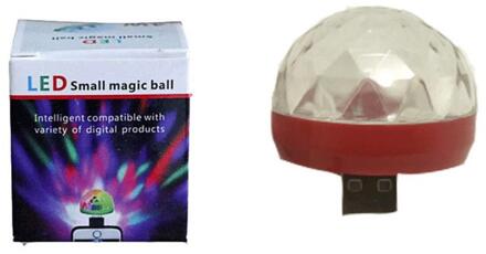 Mini LED Auto Licht Auto Interieur USB RGB Licht Plug En Play Decor Lamp Noodverlichting Auto Accessoires rood