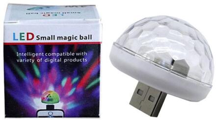 Mini LED Auto Licht Auto Interieur USB RGB Licht Plug En Play Decor Lamp Noodverlichting Auto Accessoires wit