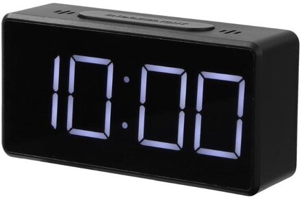 Mini Led Digitale Wekker Usb-poort Snooze Tafel Klok Elektronische Klok Bureau Wekker Usb Timer Kalender °C- ℉ Thermometer zwart