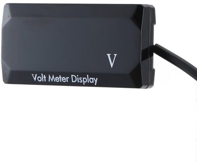 Mini Led Display Digitale Voltmeter Panel Volt Voltage Meter Tester Omgekeerde Verbinding Bescherming 12V Voor Auto Motorfiets blauw