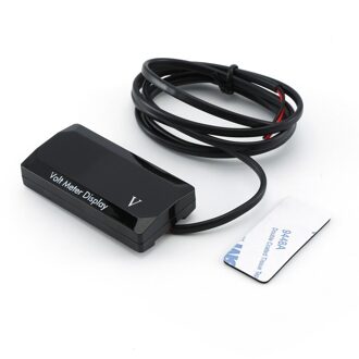 Mini Led Display Digitale Voltmeter Panel Volt Voltage Meter Tester Omgekeerde Verbinding Bescherming 12V Voor Auto Motorfiets groen