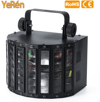 Mini Led Double Derby Light 30W Rgbw Multicolor Led Podium Effect Licht Flash Bar Licht Kerst Ktv Party Ballroom eu stekker