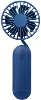 Mini Led Draagbare Hand Ventilator Batterij Operated Usb Power Handheld Mini Fan Koeler blauw