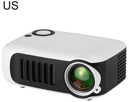 Mini Led Pocket Projector High Definition Home Outdoor Beamer Usb Film Oplaadbare Video Draagbare Projector US wit plug