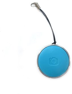Mini Leuke Bluetooth Ontspanknop Afstandsbediening Knop Zelfontspanner Controller Camera Stick Telefoon Selfie Voor Ios/Android Blauw