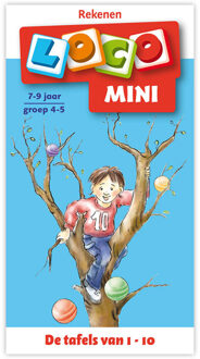 Mini Loco Rekenspelletjes De tafels van 1-10 7-9 jaar - Boek Noordhoff Uitgevers B.V. (9001779417)
