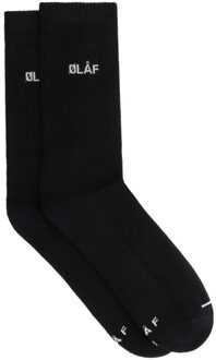 Mini logo sokken - maat One size Zwart