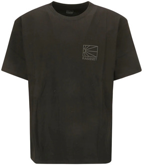 Mini Logo Zwart T-shirt Rassvet , Black , Heren - L,M