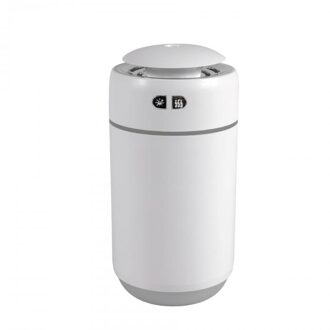 Mini Luchtbevochtiger 400Ml Aromatherapie Etherische Olie Diffuser Huishoudelijke Auto Usb Fog Maker Ademhaling Nacht Lamp Levert 01 wit