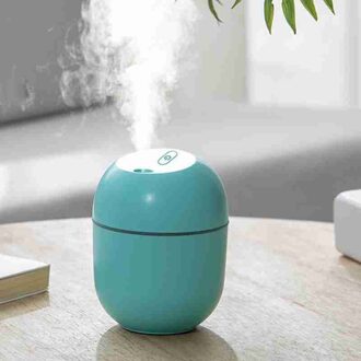 Mini Luchtbevochtiger Rustig Olie Diffuser 200Ml Voor Thuis Car Office Night Mist Rookmachine Verlichting Met Maker Led A5R8 groen