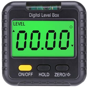 Mini Magnetische Digitale Inclinometer Level Box Gauge Hoek Meter Finder Gradenboog Base Kleine Elektronische Gradenboog Meetinstrument nee horizontal bead