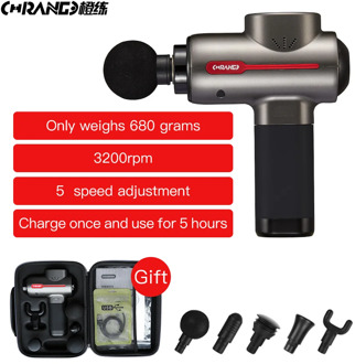 Mini Massage Gun Deep Muscle Relaxation Fascia Massager 5 Modes Body Fascial Gun Fitness Equipment Mini massager