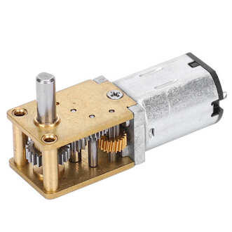 Mini Micro Reductie Motor Metal Gear Motor Worm Reducer N20 DC12V Reductie Cw/Ccw Micro Slow Motor DC12V381RPM