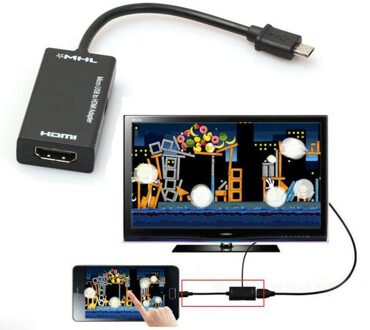 Mini Micro Usb 2.0 Mhl Naar Hdmi 1080P Tv Adapter Kabel Voor Samsung Galaxy Mhl Hdmi Adapter thuis Handige Mhl