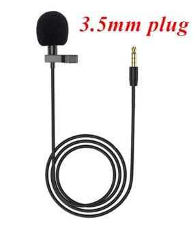 Mini Microfoon Clip-On Revers Lavalier Pc Telefoon Camera Mic Draagbare Externe Oor Asmr Microfoons Voor Iphone Laptop Computer 3.5MM