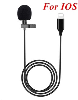 Mini Microfoon Clip-On Revers Lavalier Pc Telefoon Camera Mic Draagbare Externe Oor Asmr Microfoons Voor Iphone Laptop Computer For IOS