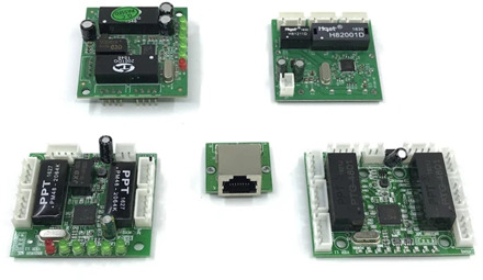 mini module design ethernet switch circuit board for ethernet switch module 10/100mbps 3/5/6/8 port PCBA board OEM Motherboard